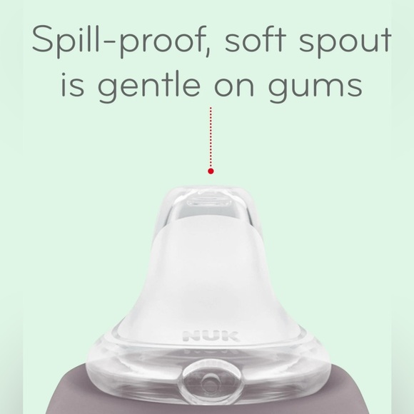 5/$25 Pink NUK Sippy Cup with Unicorn Design - Picture 2 of 7